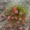 5 garfo planta aquática girassol flor plástica casamento flor artificial flor folha verde arranjo de flores fileira de flores decoração de casamento flor atacado