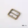 Venta al por mayor de fábrica Hebilla Japonesa Hebilla Cuadrada Accesorios de Ferretería para Equipaje Ropa Hebilla de Correa de Bolso Hebilla Japonesa Dorado Claro