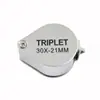 Lupa Plegable de Gama Alta Recomendada 30x Óptica de Metal para Joyería, Diamantes, Apreciación de Joyas, Antigüedades, Identificación de Reliquias Culturales
