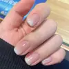 Gradiente Rosa Claro Doce e Suave Quadrado Europeu Unhas Usáveis Simples Puro Desejo Estilo Ins Europeu e Americano Unhas Postiças Produtos Acabados Atacado