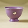 Taza de té de cerámica morada lila decorada con mariposas del fabricante, modelo nuevo 2026, de alta gama para uso personal para mujeres