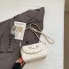 Bolso Pequeño de Alta Gama de Moda para Mujer 2025 Nuevo Verano Versátil Bolso Cruzado de Hombro a la Axila de Moda Bolso Cuadrado Pequeño