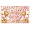 Telón de fondo de cumpleaños más vendido de Temu transfronterizo, decoraciones de globos, arreglos de regalos, decoraciones para fiestas y ambiente del hogar