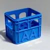 Caja de Almacenamiento de Baterías Apilable Estilo Marco de Cerveza Impresa en 3D para Baterías Aa, Aaa, 18650, 21700, 9V