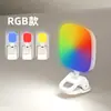 Luz de Relleno RGB Naranja con Espejo para Teléfono Maquillaje Selfies Videos Transmisiones en Vivo Luz de Relleno Lámpara de Iluminación con Espejo Luz de Relleno