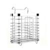 Soporte para Palillos Jaula para Palillos Soporte para Cuchillos y Tenedores Colgante Escurridor Estante de Cocina Jaula para Vajilla Hierro Cromado