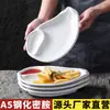 Louça de melamina, prato especial para batatas fritas, prato frio comercial para petiscos, prato para salgadinhos fritos, prato para lula seca com mostarda