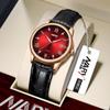 Relógio de Pulso Masculino/Feminino Nary/Nari Luxo Acessível Negócios Simples e Elegante À Prova D'água Luminoso Calendário Relógio de Quartzo 6143