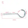 Gancho para Lámpara de Zinc Azul Blanco Chapado en Hierro Signos de Interrogación Gancho Abierto Esquina de 9 Caracteres Tornillo Autorroscante Gancho para Viento Tornillo para Madera Atornillado a Mano diy Joyería
