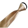 Corbata con Cremallera Brillante de 8 cm para Hombre y Mujer Vestido Casual Combinable Color Sólido Profesional Estudiante Corbata de Cuello