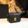 Bolso de Bambú sin Marca Bolso Retro tipo Silla de Montar Bolso de Cuero Genuino para Mujer 2026 Nueva Moda Bolso de Hombro Único Cruzado Bolso de Moda para Mujer