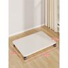 Base de caixa de armazenamento móvel Fit Box Storage Board com polia Suporte Bandeja com roda Piso Rack de armazenamento doméstico