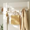 Gancho para Puerta Perchero de Almacenamiento para Bolsas de Ropa sin Perforaciones Tipo Trasero para Puerta de Dormitorio Colgador de Puerta