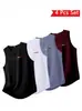 Camiseta deportiva sin mangas de talla europea para hombre, color azul marino, transpirable, para baloncesto, chaleco deportivo sin mangas de verano, nuevo