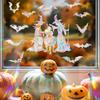 Rps850 Bruja de Halloween Prisma Arcoíris Vidrio Electrostático Pegatina Decoración Colorida Festiva Película Atrapasoles