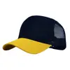 Nueva gorra de malla transpirable con combinación de colores de moda para leche de té, escuela, deportes, sombrero de protección solar, se puede hacer con LOGOTIPO