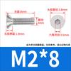 Tornillos de Cabeza Avellanada con Hexágono Interior de Acero Inoxidable 304 Din7991 Cabeza Plana Copa Plana M2-M8 Especificaciones Múltiples
