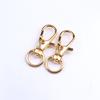 Gancho de fábrica de aleación de zinc llavero de metal hebilla de perro DIY joyería accesorios de hardware colgante