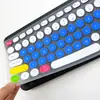 Película protectora para teclado Bluetooth inalámbrico Logitech K780, a prueba de polvo, impermeable, cubierta de silicona cóncava-convexa para Logitech
