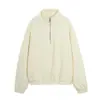 Fabricante mayorista de ropa para mujer transfronterizo 2026 nuevo estilo europeo y americano moderno casual holgado versátil color liso sudadera con cremallera