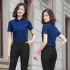 Camisa overol para bienes raíces nueva para hombres y mujeres con verano tienda 4S negocio camisa de manga corta profesional bordado Logo