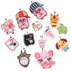 Nuevo Parche de Tela Bordado de Animales de Dibujos Animados para Personas Sociales Douyin Cerdo Lindo Combinación Parche con Logo Bordado Parche Venta Directa