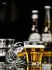 Portavasos octagonal de acero inoxidable con recubrimiento negro, estante comercial para vasos de cerveza, estante para vinos, almacenamiento y exhibición para vasos de bar