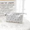 Bolsa de Cosméticos para Mujer Comercio Exterior Mano Portátil Bolsa de Lavado Bolsa de Almacenamiento Impermeable Diamante Acolchado Multifuncional Imprimible LOGO
