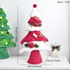 Adornos Navideños Transfronterizos Tela de Felpa Mini Árbol de Navidad Artificial Decoración de Ambiente de Escritorio Arreglo