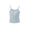 Camisole Refrescante Antibacteriana de Lyocell 10A com Bojos para Mulheres, Cobrindo os Seios Laterais, Top de Camada Base Emagrecedor