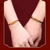 Pulsera de Hilo Rojo con Monedas de Cobre de los Cinco Emperadores, Tejida a Mano para la Buena Suerte en el Año de Nacimiento, Pulsera Atrae Dinero, Regalo de Cumpleaños, Hecho a Mano