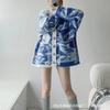 Cardigan Tricô Pesado Novo Outono/Inverno 2025 Estilo Coreano Estampa Dongdaemun Casaco Elegante Tricô Artesanal Pesado Jaqueta Suéter para Mulheres