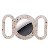 Adecuado para Cubierta Protectora Airtag Mascota Anti-Pérdida Silicona Collar para Perro Binaural Estuche Protector para Rastreador Apple Personalización