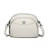 Bolso pequeño redondo transfronterizo, nueva moda 2024, bolso para madres de mediana edad, bolso cruzado de hombro para mujer, bolso para teléfono móvil de moda coreana que combina con todo.