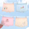 Roupa Íntima de Seda Gelada para Meninas, Boxer Respirável de Malha para Crianças no Verão, Calcinha de Ângulo Reto para Meninas que Não Apertam as Nádegas