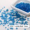 Serie de Cuentas Transparentes de 3mm de Alta Calidad Material Hecho a Mano DIY Pulsera de Cuentas Pasador Collar Accesorios de Joyería con Cuentas