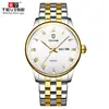 Reloj Nuevo Estilo Giratorio para Hombre Moda Negocios Acero Inoxidable Resistente al Agua Cuarzo para Hombre En Vivo