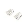 Fivela de cabelo trançada suja de ferro 11*15mm peruca de cinco fios trança joias decorativas anel de cabelo acessórios de cabelo fivela trançada suja