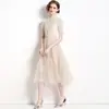 Comércio Exterior Vestido Feminino Foto Real em estoque Novo Estilo Fino Estilo Francês Estilo Chanel Vestido Feminino Malha Cintura Alta Vestido Midi