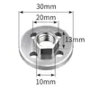 Placa de Pressão para Esmerilhadeira Angular de Terceira Geração Tipo 100 Acessórios de Hardware para Porca Universal Hexagonal para Esmerilhadeira Tampa de Parafuso