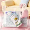 Taza Termo Infantil Linda de Hello Kitty, Vaso con Popote Estudiante Escolar de Aspecto Elegante de Melody, Vaso de Agua Infantil