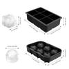 Molde de silicona para cubitos de hielo Amazon Explosiones Whisky redondo para hockey sobre hielo, creativo, 6 cajas de hielo para hockey sobre hielo