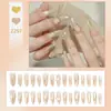 Unhas Usáveis Sexy Flash Personalizadas, Unhas Postiças de Alto Padrão, Adesivos de Nail Art Usáveis Gelo-Transparente, Adesivos de Nail Art Mais Vendidos, Produtos Acabados