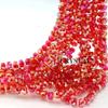 Cuentas de cristal de 10 mm para rueda con agujero pasante, accesorios de joyería hechos a mano, DIY, aretes, collar, pasador para el cabello, diadema, Navidad