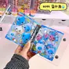 Álbum de Tarjetas A8 Acrílico Shaker Álbum de Tarjetas Hecho a Mano DIY Álbum de Fotos Lindo Dibujo Animado Almacenamiento de 3 pulgadas para Tarjetas de Celebridades para Niñas