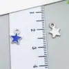 Acessórios para Joias DIY K Branco Gotejamento de Óleo Liga Estrela de Cinco Pontas Coroa Pingente Conjunto Misto de 100 Estilos para Pulseiras e Colares