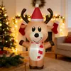 Em Estoque 116,55cm Natal Fofo Capuz Inflável Rena Transfronteiriço Amazon Decorações de Jardim Arranjo