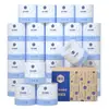 Papel Higiénico Manhua Core Roll 120g Caja Completa 24 Rollos Lote Grande Rollo de Papel Higiénico para el Hogar Papel Higiénico Papel Higiénico