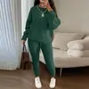 Amazon Europeia e Americana Mais Vendido Moda Casual Conjunto de Malha Calça de Conjunto Comércio Exterior Feminino Conjunto de Lã