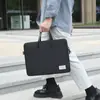 Estilo Novo de Verão 2025 Tecido Oxford Bolsa para Computador Estudante Pasta Portátil para Conferência Bolsa de Negócios Impermeável Grande Capacidade